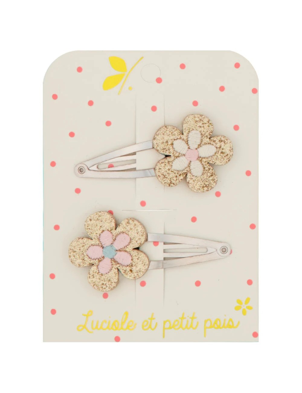 BARRETTES FLEUR RETRO