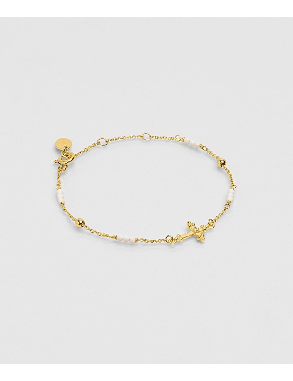 BRACELET UNE A UNE - GOA AGATE BLANCHE