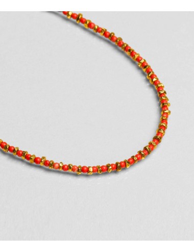 BRACELET UNE A UNE - JAIPUR CORAIL